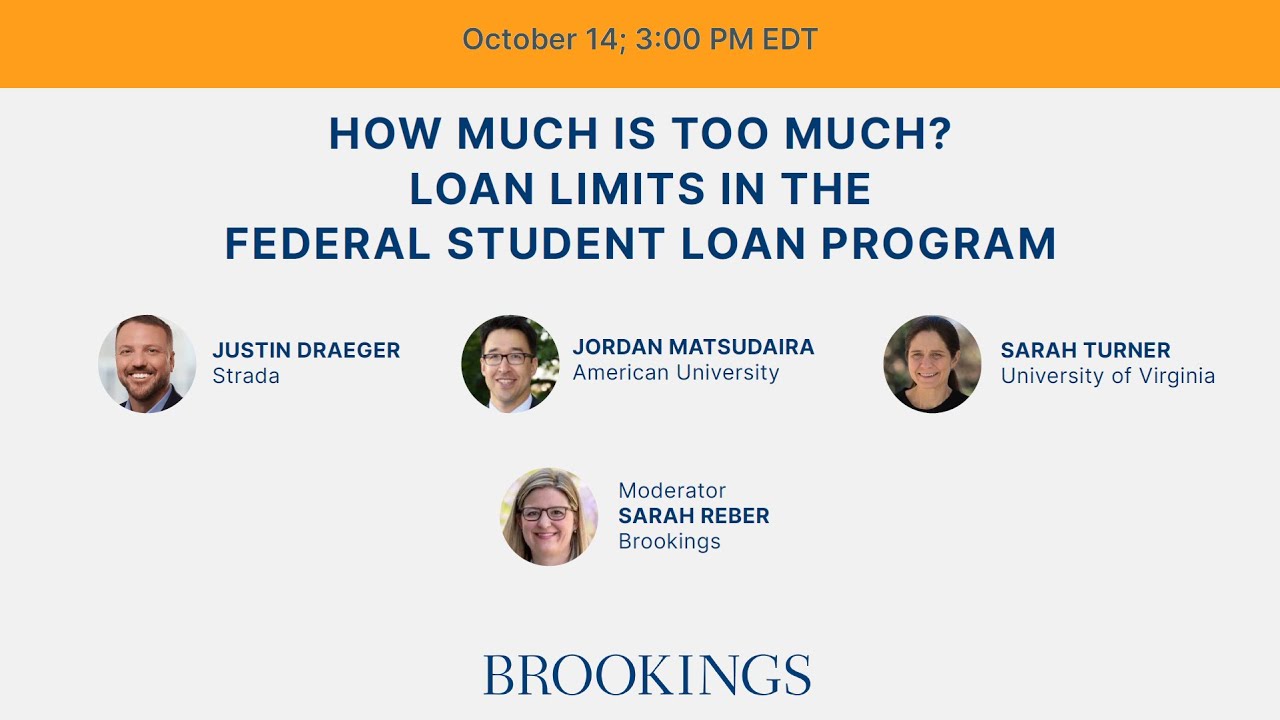 How much is too much? Loan limits in the federal student loan program