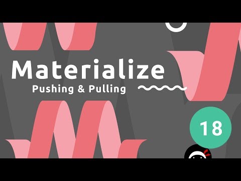 Materialize Tutorial 1 Introduction