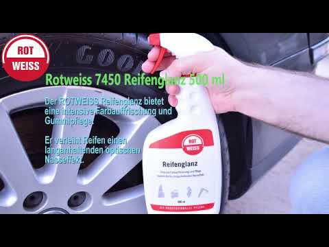 ROTWEISS Reifenglanz -  תרסיס לשמירה והברקת צמיגים -  Средство для ухода за резиной