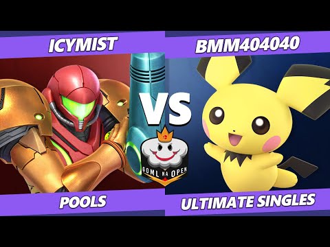 GOML NA Open Northeast USA SSBU - IcyMist (Samus) Vs. Bmm404040 (Pichu) Ultimate Pools
