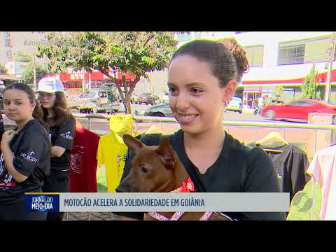 Motocão acelera a solidariedade em Goiânia