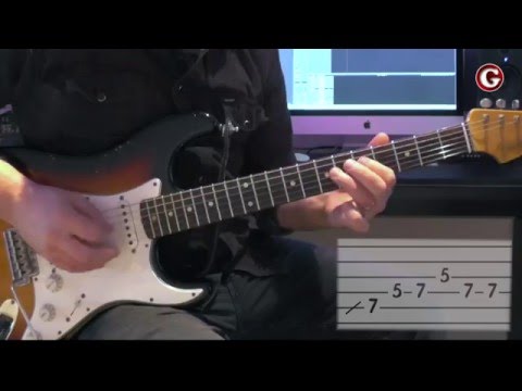 Example 2 - Easy guitar licks - A minor pentatonic lick  - Guitar Couch Lessons