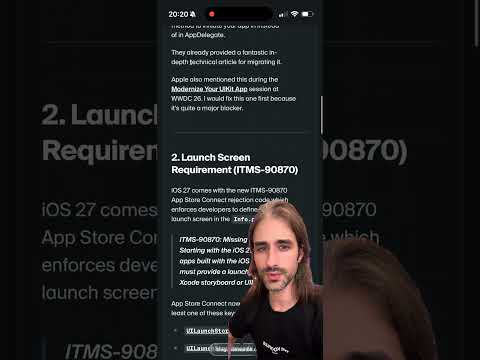 Deploying to iOS 27: Here are the 3 Major Requirements. thumbnail