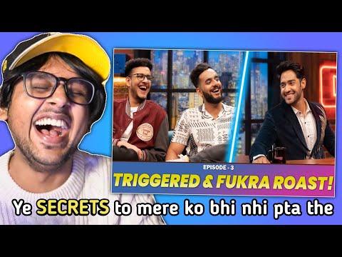 Rachitroo REACTS to TRIGGERED INSAAN & FUKRA INSAAN ROAST ON THUGESH SHOW! S01E03