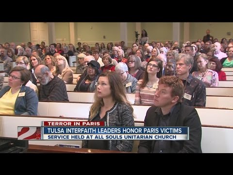 Tulsa interfaith leaders honor Paris victims