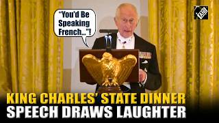 Must Watch! King Charles III delivers historic state dinner speech,draws laughter at the White House