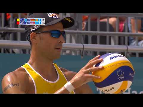 Herrera/Gavira vs Mol/Sorum - #EuroBeachVolley2018 Semi-finals