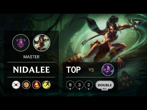 Nidalee Top vs Kennen - KR Master Patch 9.12