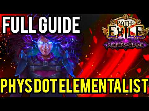 [PoE 3.27] Smoothest League Starter! Phys DoT Elementalist League Starter Build Guide
