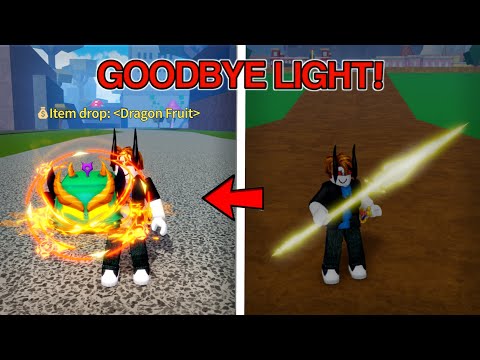 I Mastery EAST+WEST Dragon Fruits in Blox Fruits + (GOODBYE LIGHT!?)