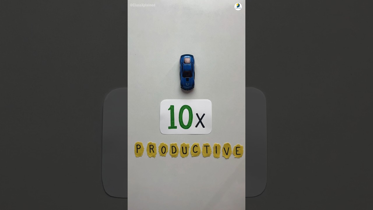 How to make your Day 10X More Productive 🔥#productivity #study #exam