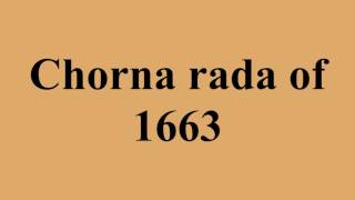 Download lagu Chorna rada of 1663 mp3