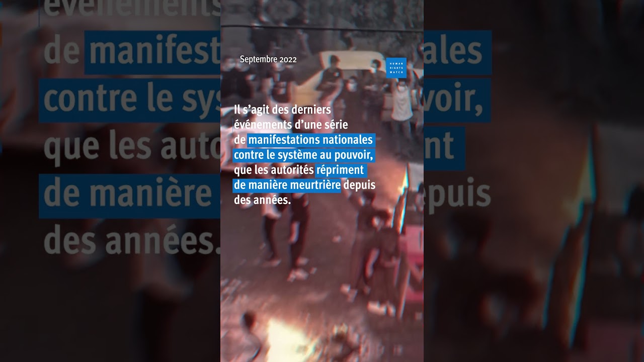 Iran : Répression brutale de manifestations