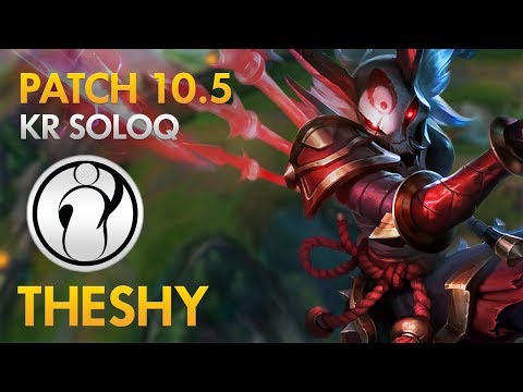 Invictus Gaming TheShy - Top Lane: Kalista vs Jayce - KDA 14/3/5
