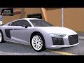 Audi R8 V10 Plus 2018 EU-Spec для GTA San Andreas видео 2