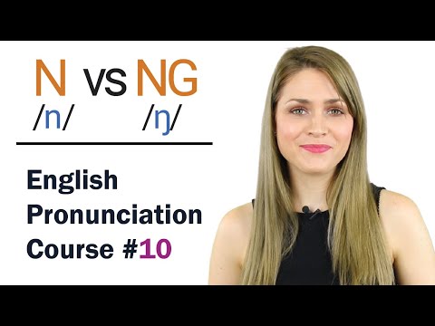 /n/ vs /ŋ/ Consonant Sounds | Learn English Pronunciation Course | 44 Words