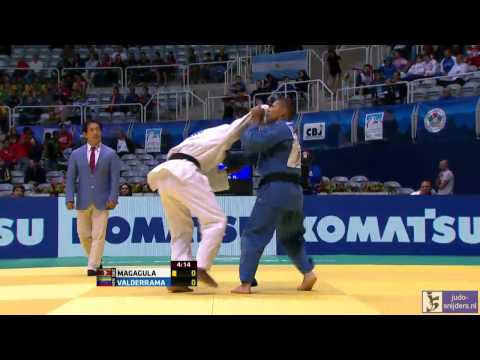 Judo 2013 World Championship Rio de Janeiro: Magagula (SWZ) - Valderrama (VEN) [-66kg]