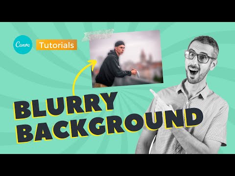 How to create a blurry background for your photos | Learn Canva with Ronny