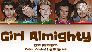 Girl Almighty - One Direction (Color Coded lyrics)