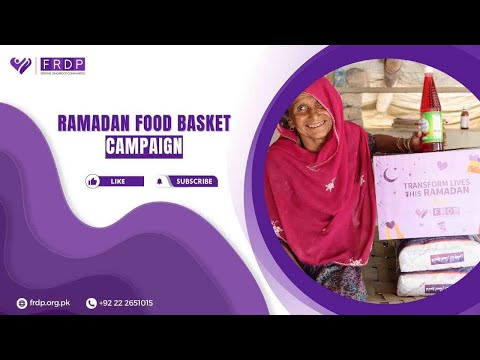 Ramadan Food Basket for Poor People of Pakistan