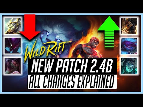 WILD RIFT PATCH 2.4B NEW CHAMPIONS BRAND & NUNU | HUGE CHAMPION- AND ITEM CHANGES