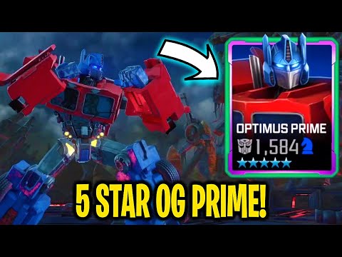 5 STAR OG PRIME RANK UP & GAMEPLAY! - Transformers: Forged To Fight
