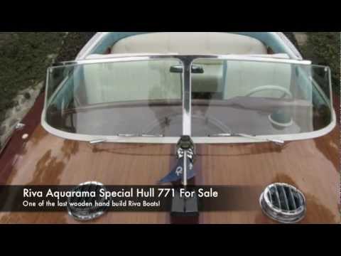 Riva Aquarama Special 771 for Sale - one of the last hand build Riva boat!