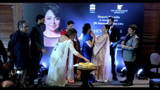 Hema Malini Celebrates Her Birthday With Deepika Padukone At Beyond The Dream Girl Book Launch