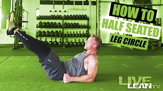 HALF SEATED LEG CIRCLE exercise video thumbnail