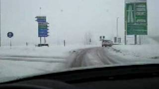 preview picture of video 'Viaggio sotto la neve - Cameri-Milano - 1a parte'