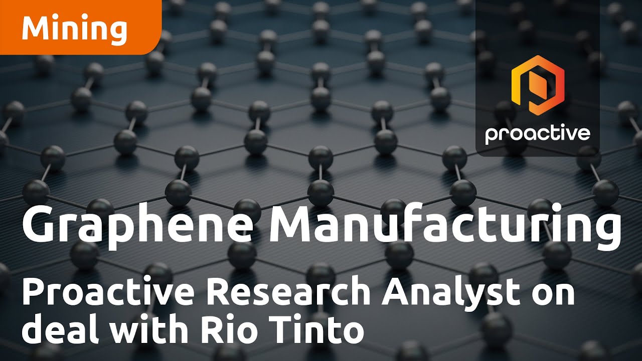 Proactive Research Analyst on Graphene Manufacturing Group deal with Rio Tinto