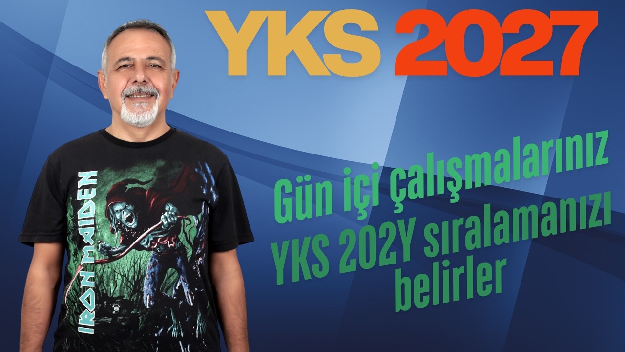 YKS 2027 İÇİN ÇALIŞMA ANINI VERİMLİ GEÇİREN SINAVI DA BAŞARIR