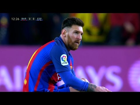 Lionel Messi vs Espanyol (Home) 16-17 HD 1080i - English Commentary