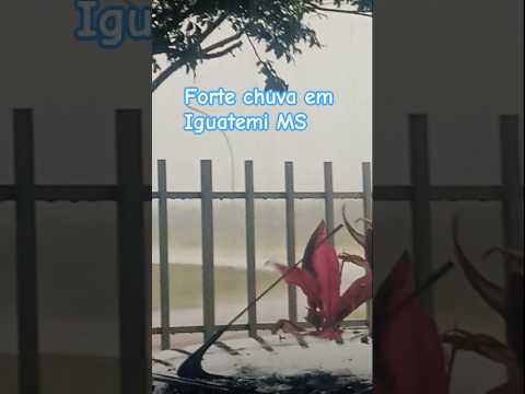 Forte chuva em Iguatemi MS