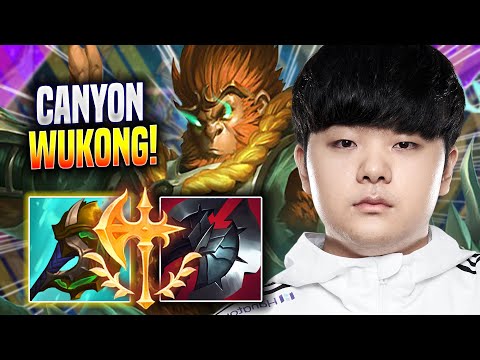 CANYON PERFECT GAME WITH WUKONG! - DK Canyon Plays Wukong JUNGLE vs Lee Sin! | Season 2022