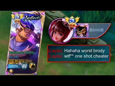 TOP 1 GLOBAL BRODY 100% BEST DAMAGE BUILD AND EMBLEM!! ( Brody best build 2026) - MUST TRY! | MLBB