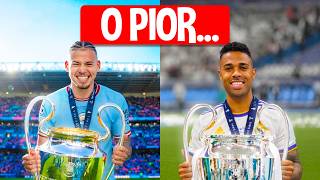 O PIOR Jogador de CADA Time Campeão da Champions