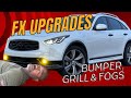 Infiniti FX QX Fog Light Install Bumper Removal BAJA DESIGNS