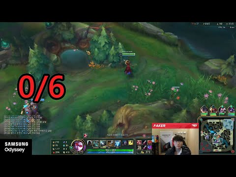 Faker teamfight on 0/6 Vayne.
