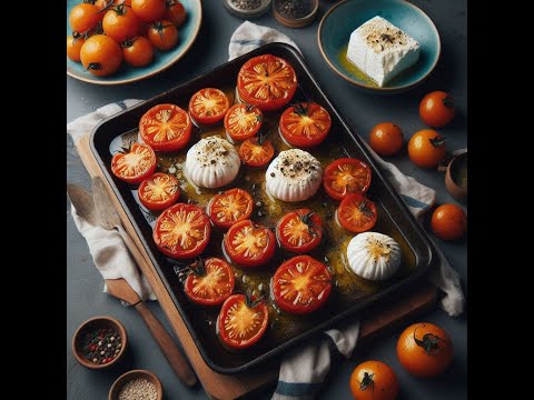 Tomates Cherry Rostizados y Burrata: ¡Un Plato Irresistible!