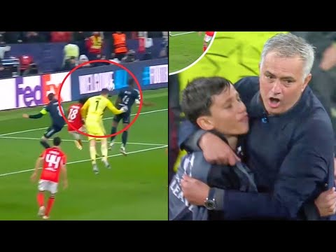 Jose Mourinho's Reaction to Benfica Goalkeeper Anatoliy Trubin Goal vs Real Madrid 🤣😍 | Celebration 
