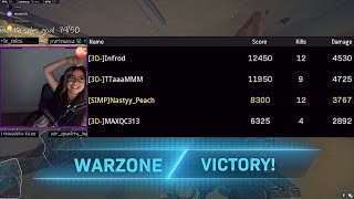 Nastyy_Peach, Sniping girl kar98 top1 squad: Call of duty: Warzone