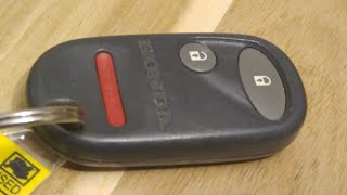 Honda Key Fob Battery Replacement - DIY