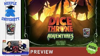 Dice Throne Adventures Board Game – Kickstarter Preview Overview