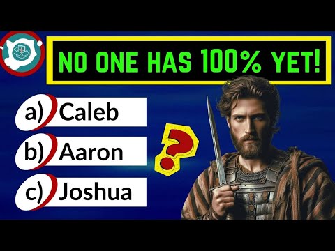 20 Hard Bible Quiz questions - You're AMAZING If You Get 50%!