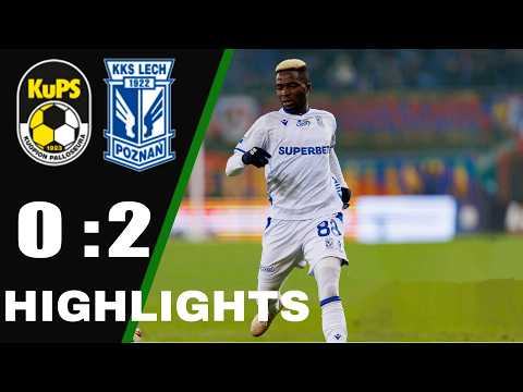 KuPS vs Lech Poznań | Skrót Meczu | Europa Conference League
