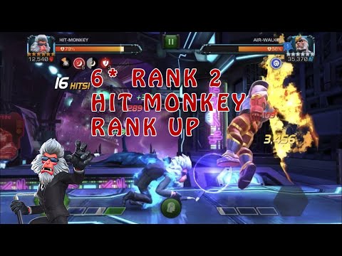 Rank 2 6* Hit Monkey Gameplay without S Word mastery or Boost is Damage machine! - Marvel champions