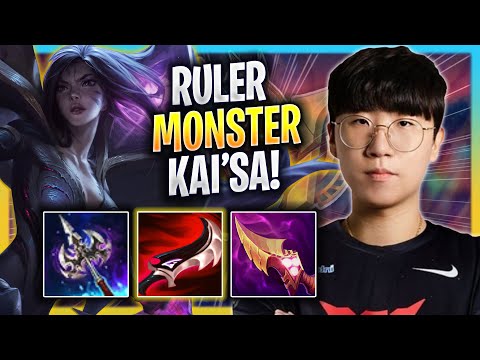 RULER IS A MONSTER WITH KAI'SA! - JDG Ruler Plays Kai'sa ADC vs Sivir! | Bootcamp 2023