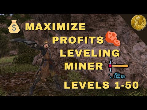 WHAT SHOULD YOU BE MINING IN FFXIV 1-50  -  Mining Leveling Guide Level 1-50