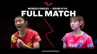 Download lagu FULL MATCH | CHEN Meng vs Miyu NAGASAKI | WS R64 | #SingaporeSmash 2023 mp3